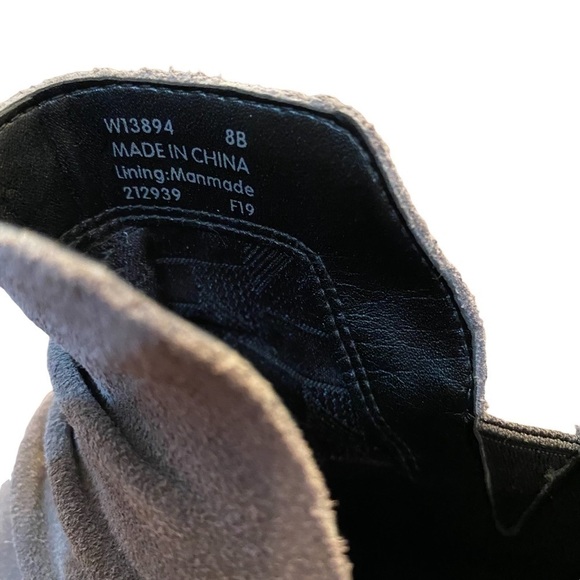 Cole Haan Alayna Slouch Suede Heeled Bootie, Gray, size 8 - Picture 5 of 6